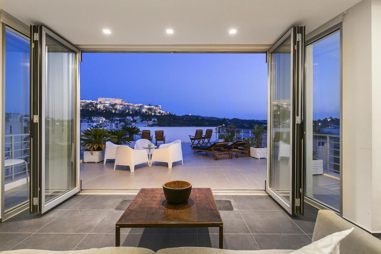 Appartement Acropolis Panorama View Penthouse With Private Terraces A Contemporary Parthenon à Athènes Extérieur photo