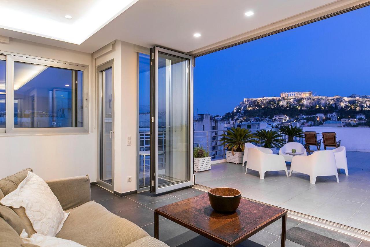 Appartement Acropolis Panorama View Penthouse With Private Terraces A Contemporary Parthenon à Athènes Extérieur photo