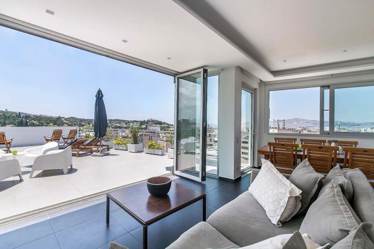 Appartement Acropolis Panorama View Penthouse With Private Terraces A Contemporary Parthenon à Athènes Extérieur photo
