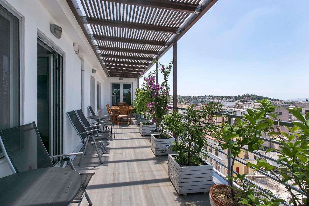 Appartement Acropolis Panorama View Penthouse With Private Terraces A Contemporary Parthenon à Athènes Extérieur photo