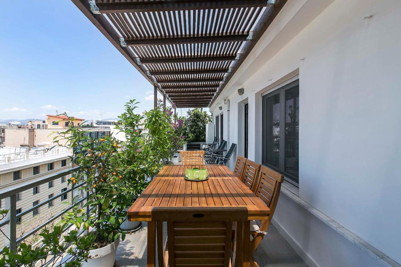 Appartement Acropolis Panorama View Penthouse With Private Terraces A Contemporary Parthenon à Athènes Extérieur photo